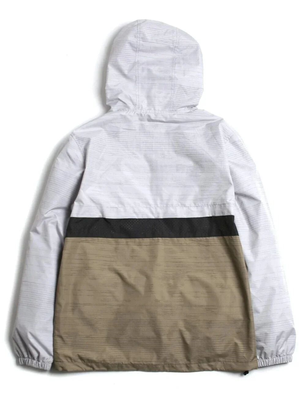 Imperial Motion Fleet Ghost Reflective Jacket Alloy Half Zip Pullover Large New